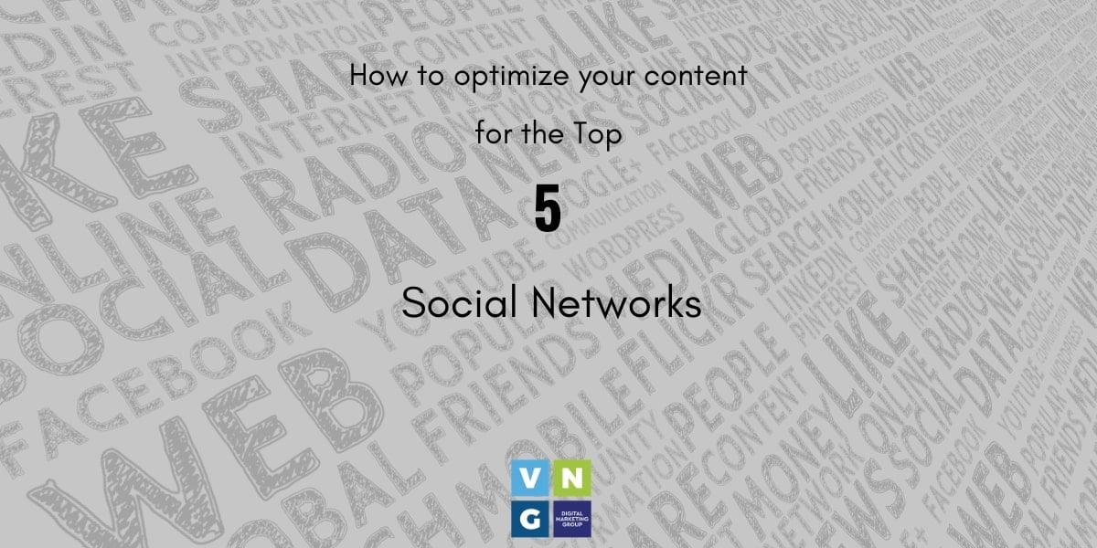 Πως θα Βελτιστοποιήσετε το περιεχόμενό σας για τα Top 5 Κοινωνικά Δίκτυα
